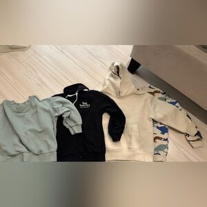 H&M and Zara boy sweaters